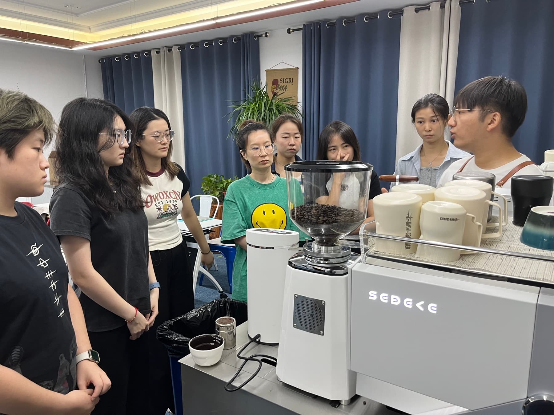 非常咖咖啡培训中心真实学员课堂