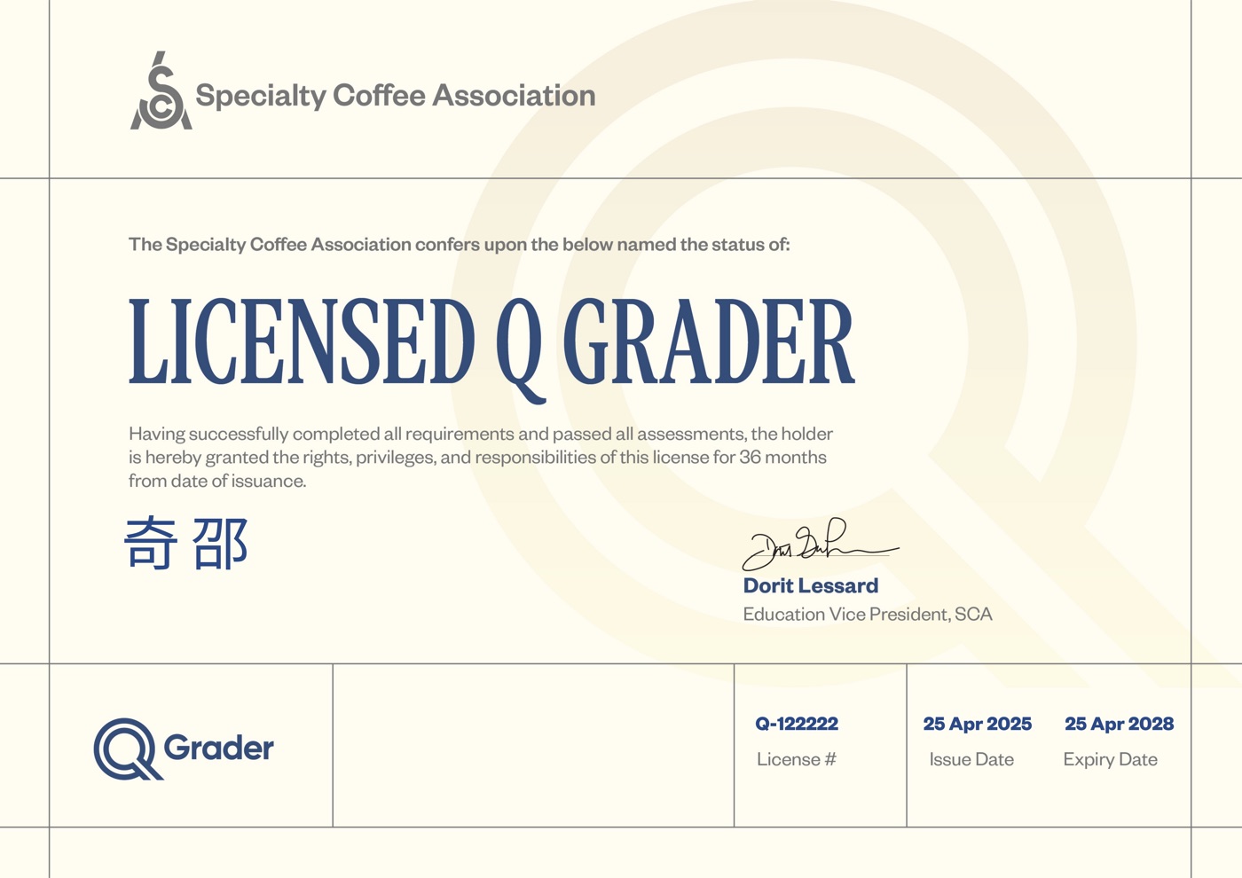 Q Arabica Grader